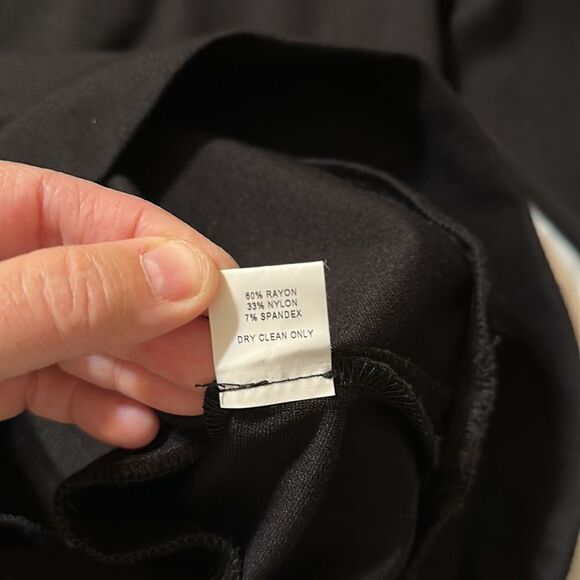 britt ryan 4 Luxury Black Knit Cowl Neck Long Sleeve Dress with Pockets - Picture 14 of 15